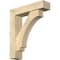 Ekena Millwork Imperial Block Rough Sawn Bracket w/ Offset Brace, Douglas Fir, 6"W x 24"D x 28"H BKT0604X24X28IMP05RDF - alternate 1